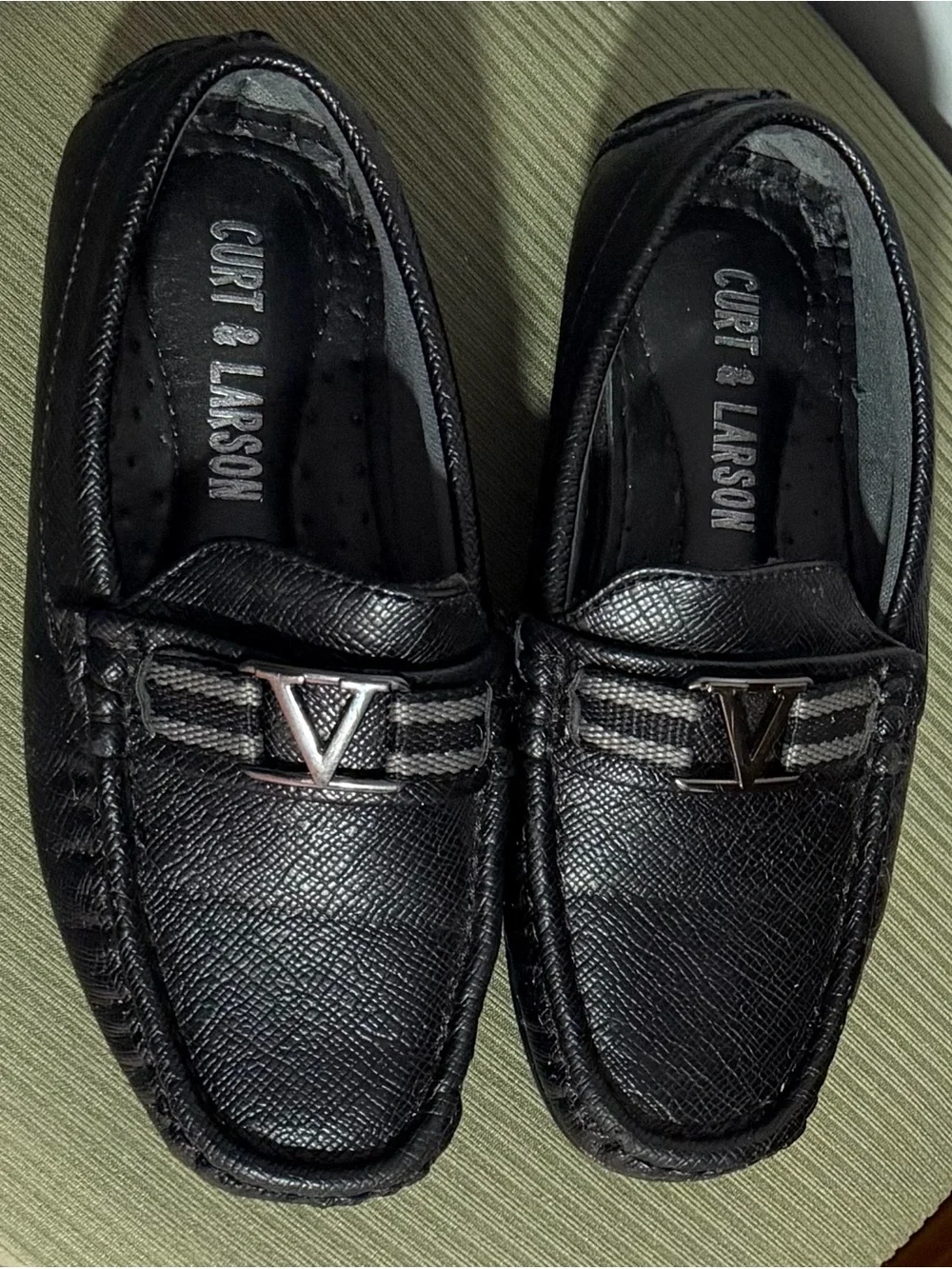 Boys' Black Dress Loafers
